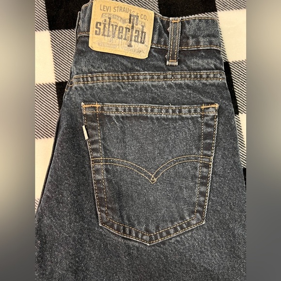 Levi Strauss & Co. Silver Tab MEN’S Straight & Narrow jeans 30x33 Dark Blue - Picture 4 of 6
